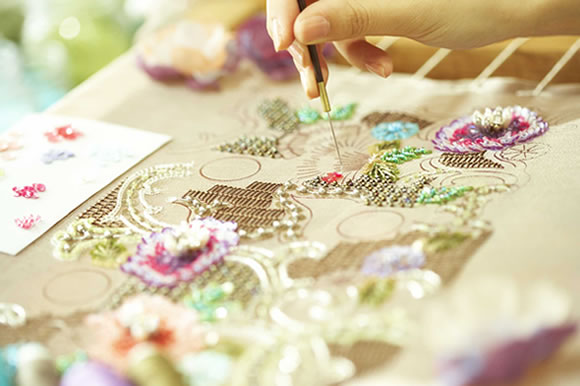 ビーズ刺繍1
